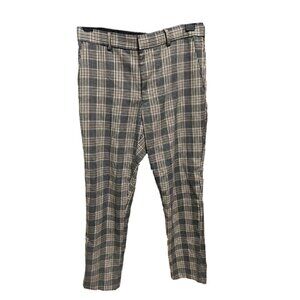 Forever 21 Men's Plaid Dress Pants, Small